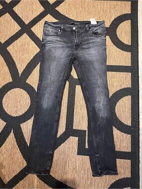 Guess Black Skinny Jeans - Washed Black Denim